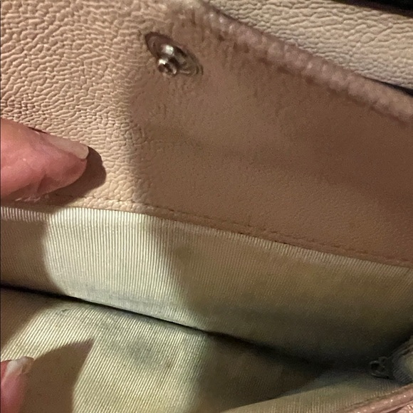 CHANEL Black Leather Clutch with fashion Gold Chain - Picture 11 of 16